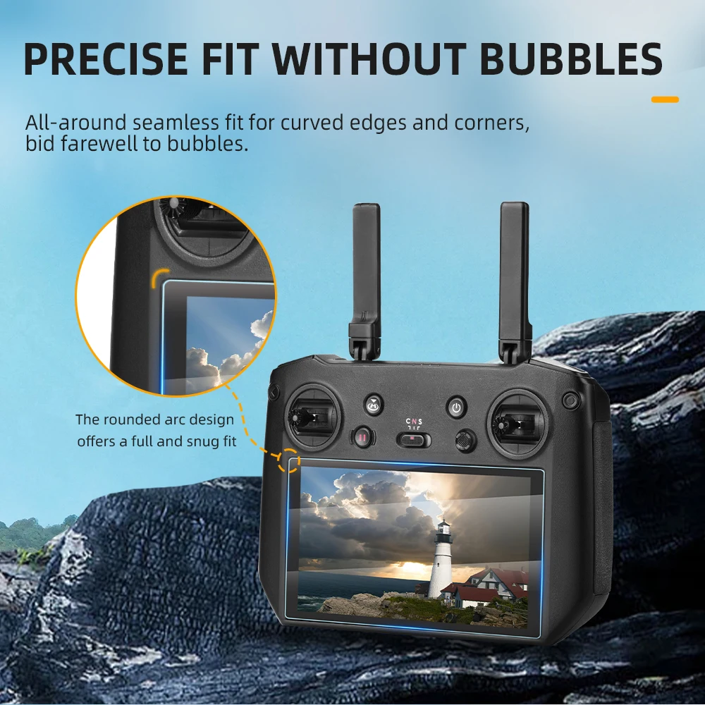 BRDRC AR película antideslumbrante de pantalla para DJI Mavic 3 Pro/Mini 3 Pro/Air 2 RC Pro pantalla de Control remoto película HD de cubierta completa