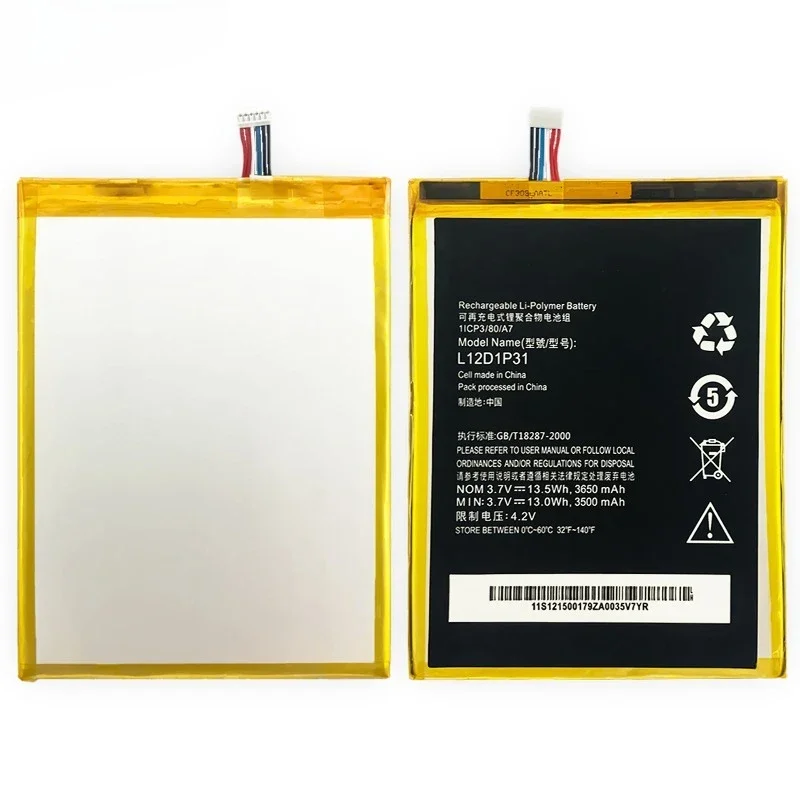 L12D1P31 for Lenovo A1000/A3000-H/A5000E/A1010-T/A3300/A1010 Tablet Battery High Quality Replacement Bateria Grade A Cell