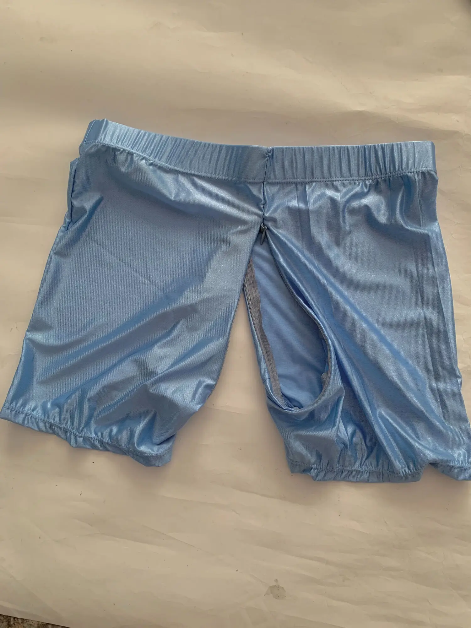 Glossy Ultra-Thin High Waist Women Underwear Shorts Elastic Yoga Underpant Plus Size Boxer Panties