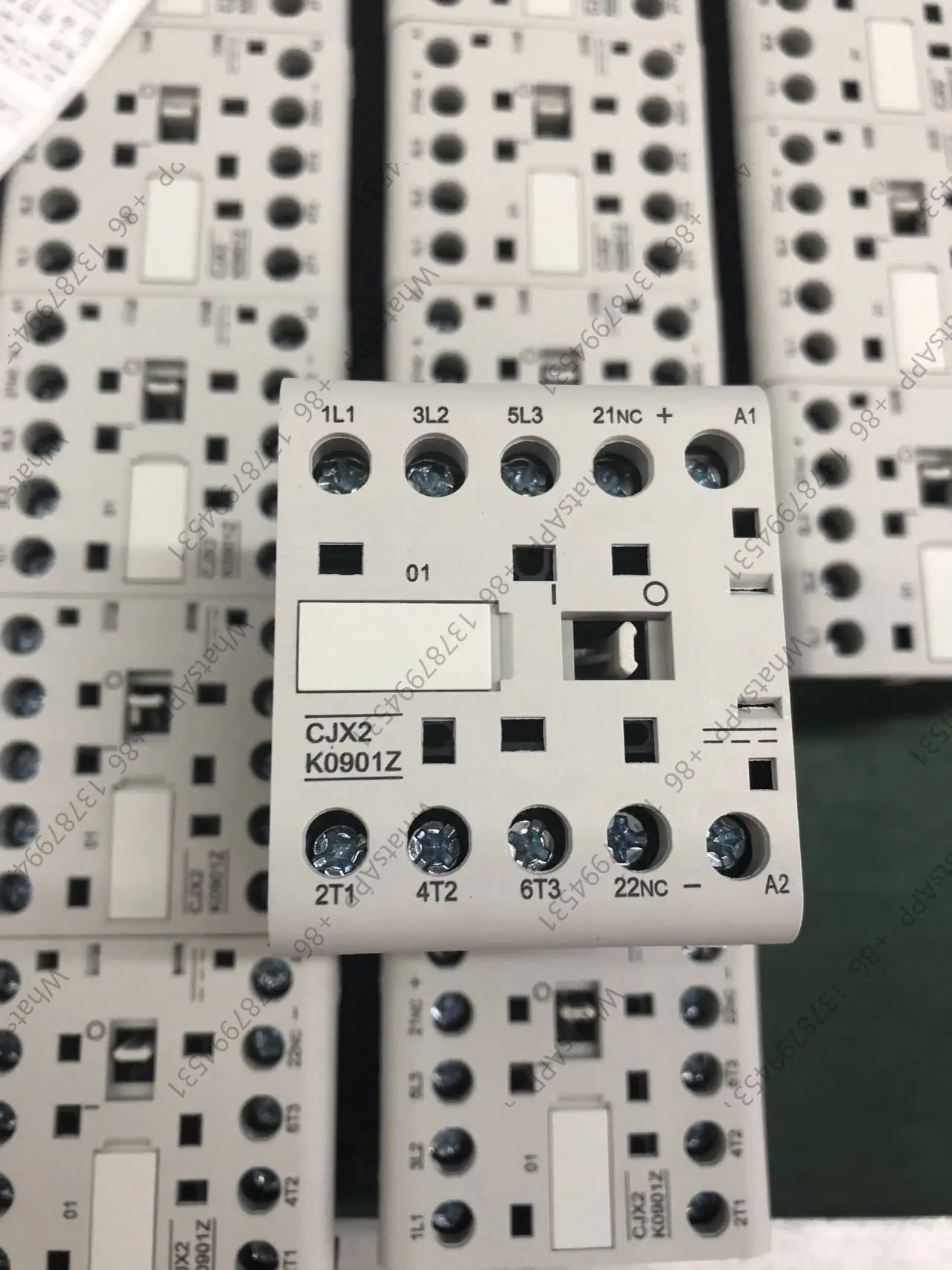 CJX2-K DC24V DC36V DC48V 6A 9A 12A Mini AC Contactor Din Rail 3P 3main 1NO/3main 1NC Coil Voltage