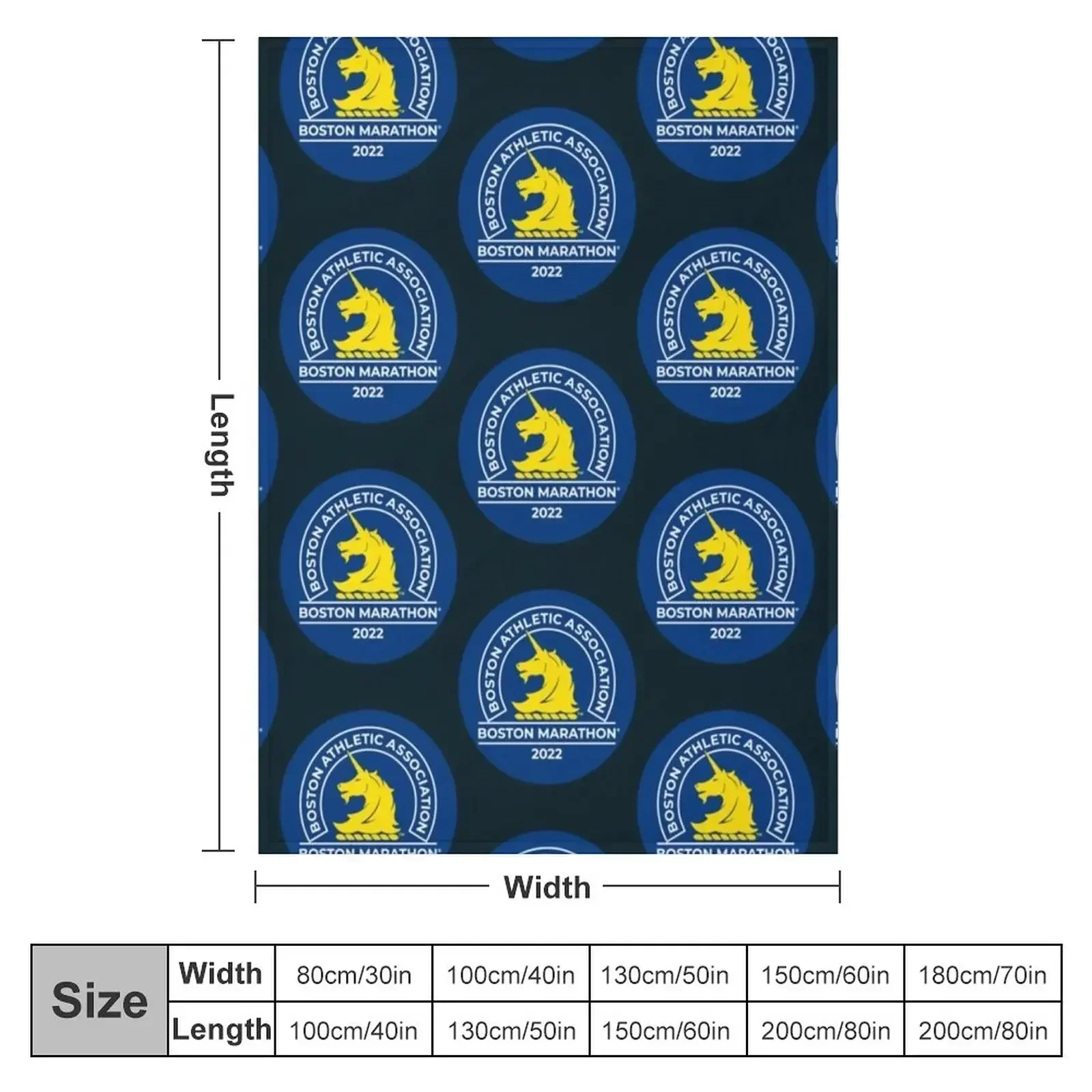 Boston Marathon (5) Throw Blanket funny gift Furrys Heavy Soft Blankets