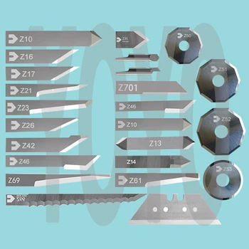 5Pcs Zund Atom Esko Cutting Tungsten Carbide Mes Cutter Oscillerende Blade Z1 Z16 Z17 Z21 Z42 Z26 Z28 Z51 z61 Z71 Z82 Z83 Z701