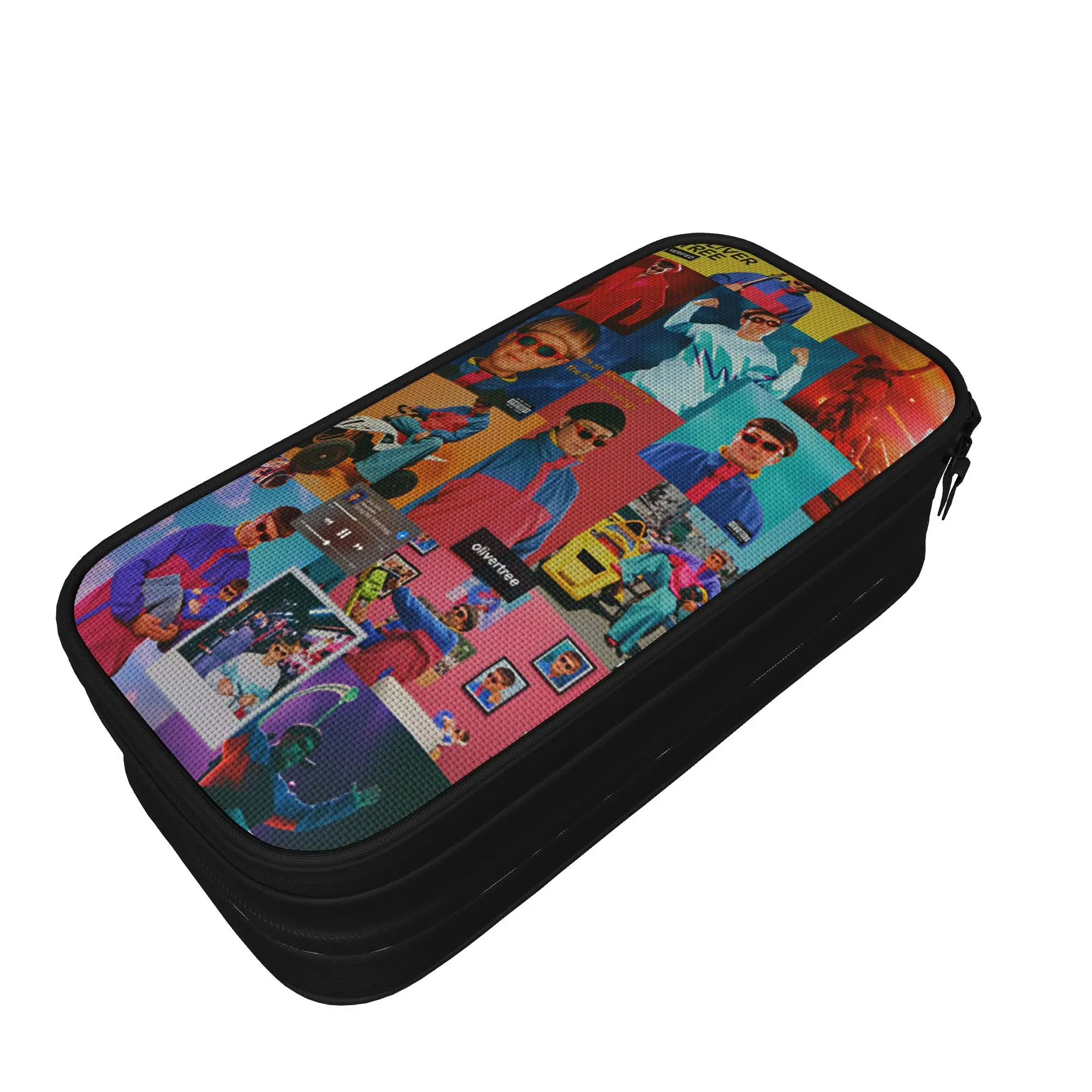 oliver tree life goes on Pencil Case  Child Vintage Pen Box Design Back To School Pencil Cases Supplies Gift