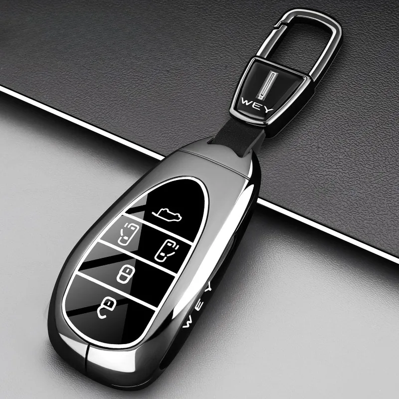 Metal all inclusive key set bag For WEY 80 70 90 Special car remote control protective shell Ke ycase chain