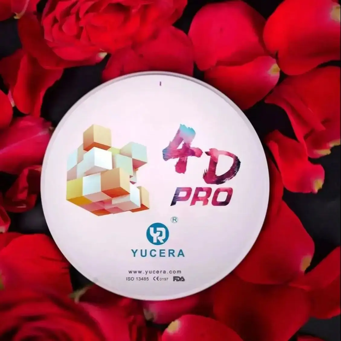 Yucera 4D plus multilayer zirconia B1 cad cam zirconium blocks dental lab Preshaded Multilayer Ceramic Blocks