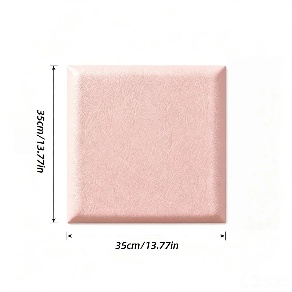 1pc 3D Self-adhesive Wall Sticker Anti-Collision Soft Wall Padding for Kids Bedroom Living Room Background Wall Sticker Decor