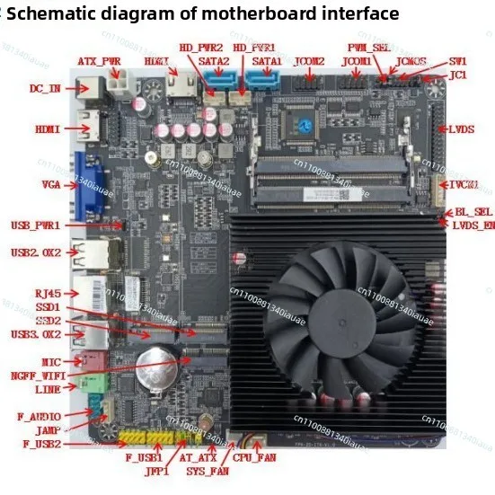 New AMDR3-5300U Main Board AMD Main Board Main Board Industrial Control ITX FP6