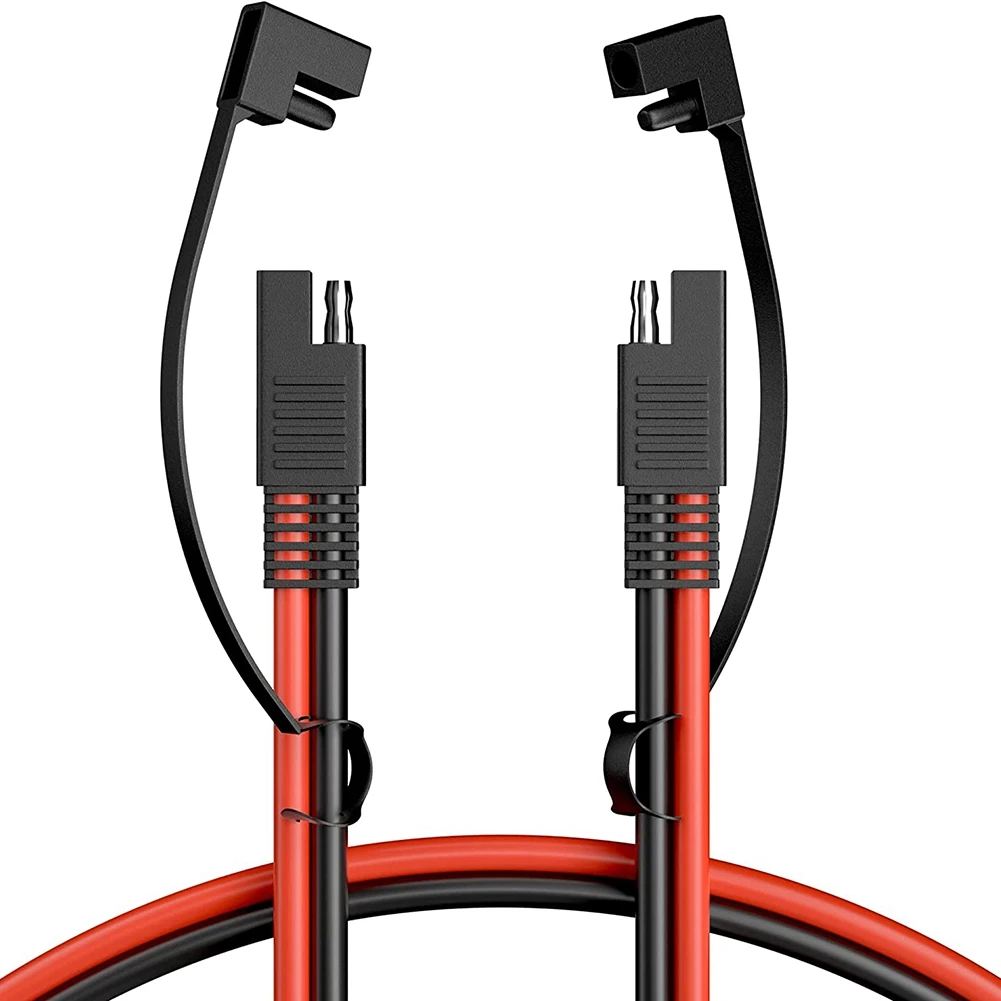 SAE Extension Cable 3FT 10AWG SAE to SAE Quick Disconnect Connector for Solar Panel Battery Motorcycle Cars Tractor