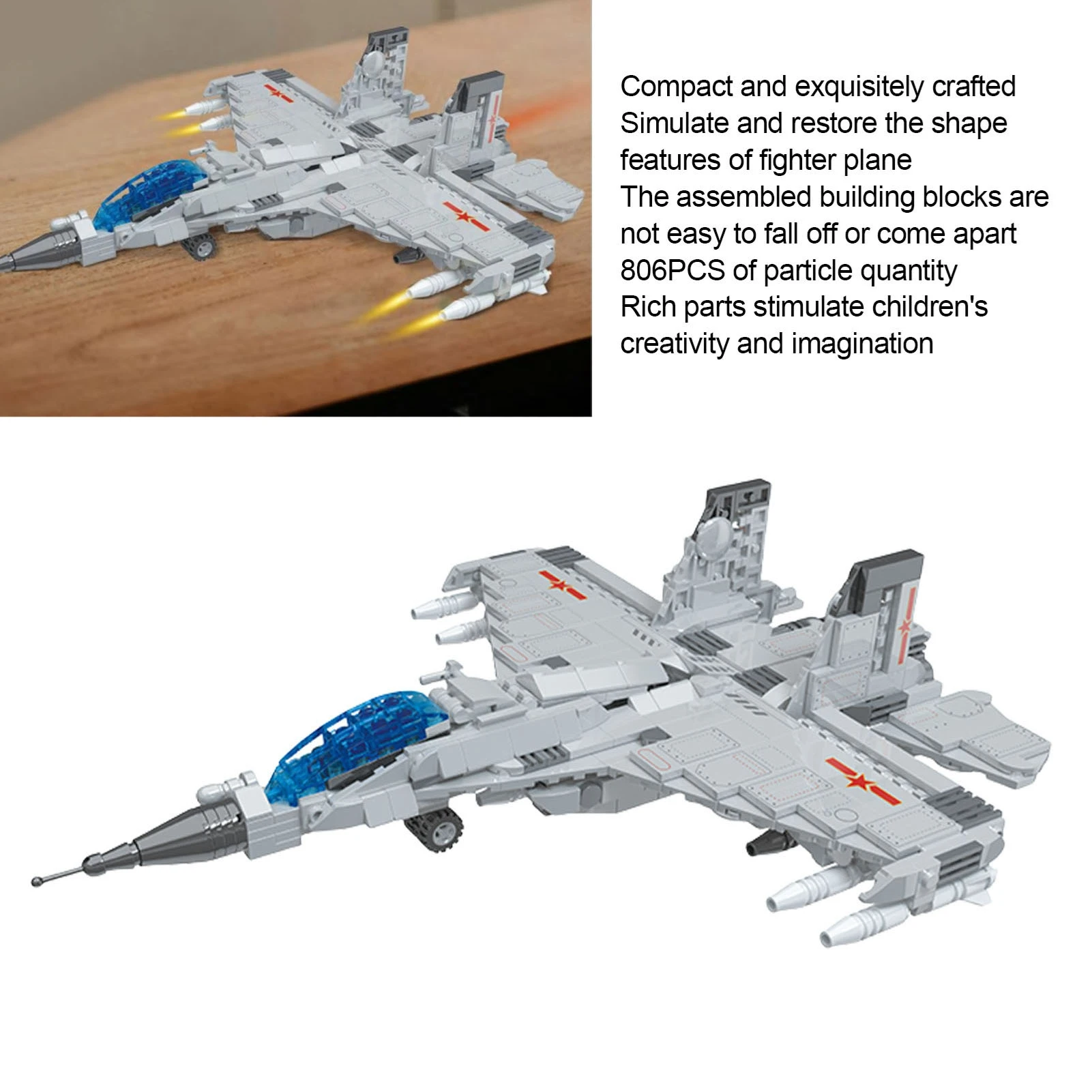 米国戦闘機ビルディングブロックセット 小さなフィギュア付き 高シミュレーション教育用飛行機モデルビルディングキット 子供用 男の子用