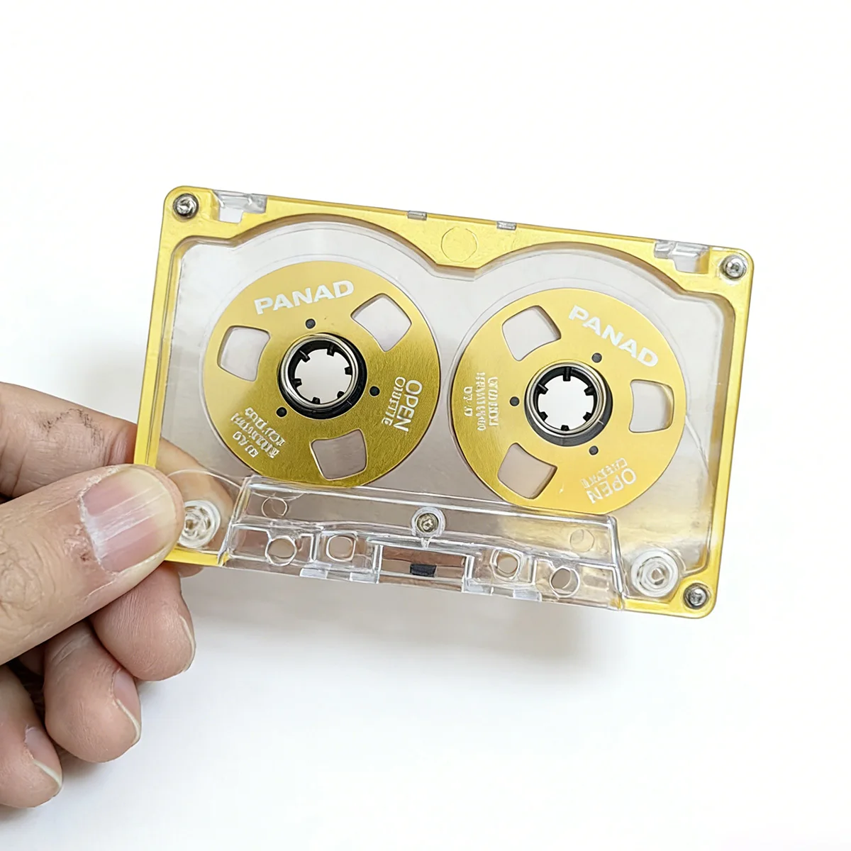 

Новая 50-минутная пустая аудиокассета с катушкой-катушкой, двухсторонняя металлическая катушка, красочная пластиковая рамка, самодельный дизайн высокого качества
