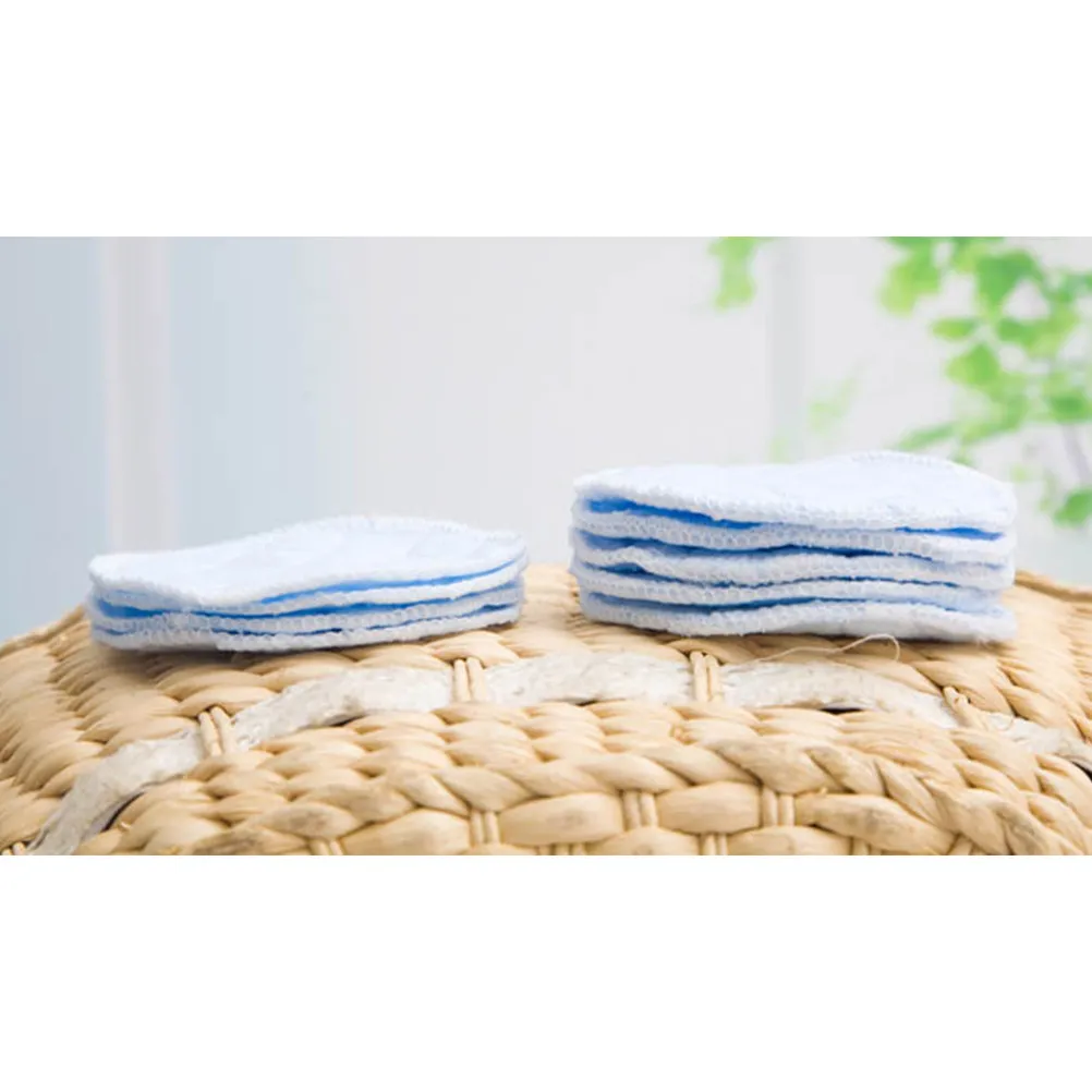 

6 шт. моющихся многоразовых прокладок для груди, впитывающие, с хлопковой подкладкой, непромокаемые вкладыши для бюстгальтера, защита для женщин