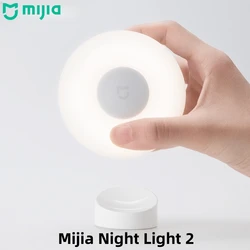 Original Mijia Night Light 2 version Motion Sensor Adjustable Brightness Smart Human light sensor Night Lamp Bedroom