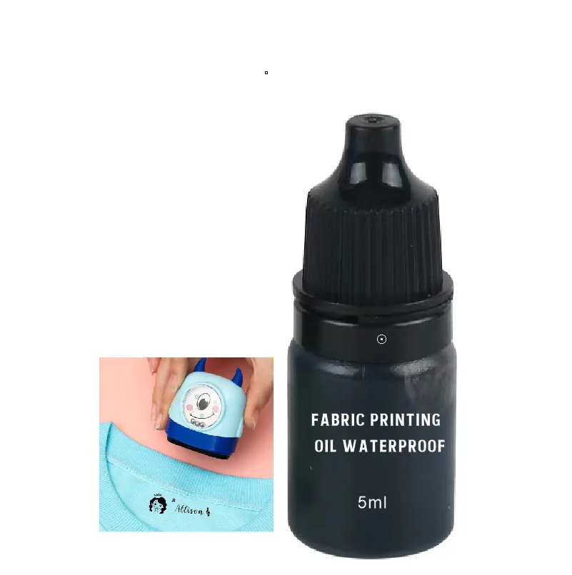 5ml non-fading ink for children's self-inking stamps permanent waterproof quick-drying graffiti paint black blue red for marker