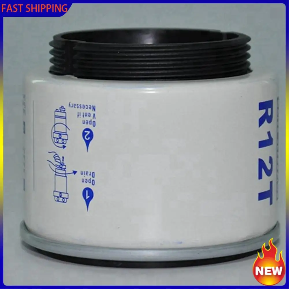 Hot Trend-4Pcs R12T Fuel/ Water Separator Filter Elements For Racor 140R 120AT S3240 NPT ZG1/4-19 Automotive Parts
