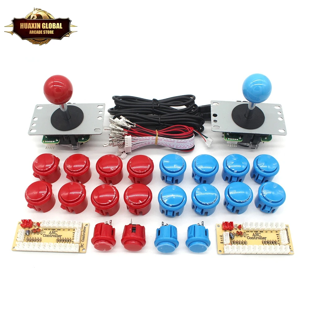 Free shipping Arcade Joystick DIY Kit Zero Delay Arcade DIY Kit Encoder PC to Rasberry PI PS3 Sanwa Joystick Arcade game console