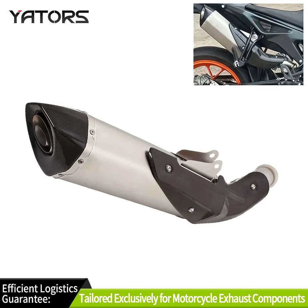 

Exhaust Systems Exhaust Muffler Escape Mid Tube Slip On Modified For DUKE 790 890 890R 2020-2023 Exhausts Pipes