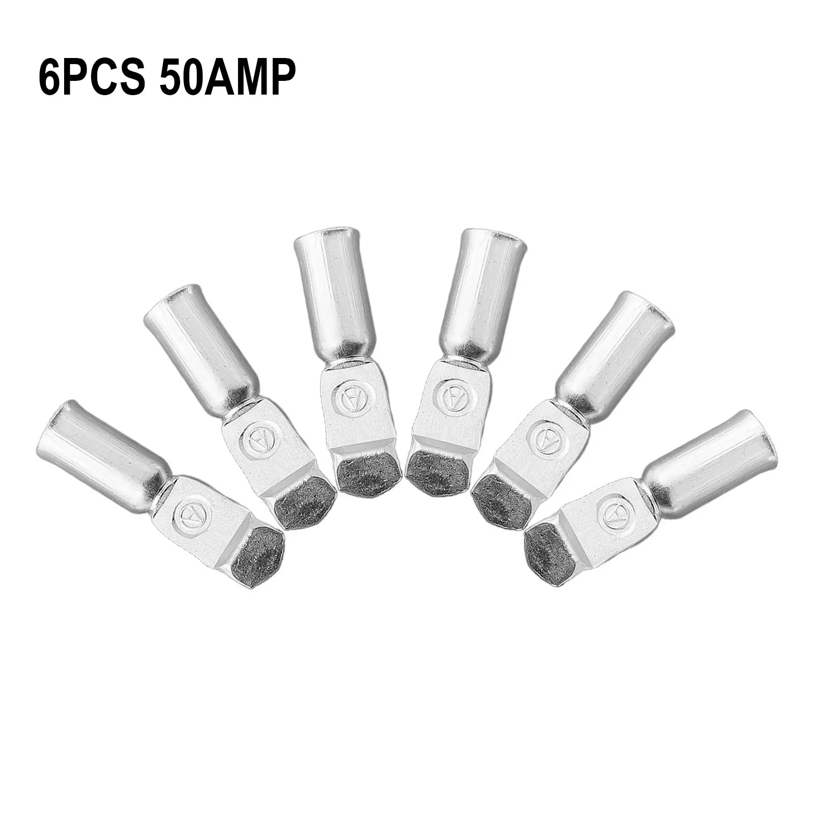 6-Pack For 50 Amp 120 Amp Cable Connectors for High-Current DC Circuits in RVs Boats Solar Arrays and Industrial Vehicles