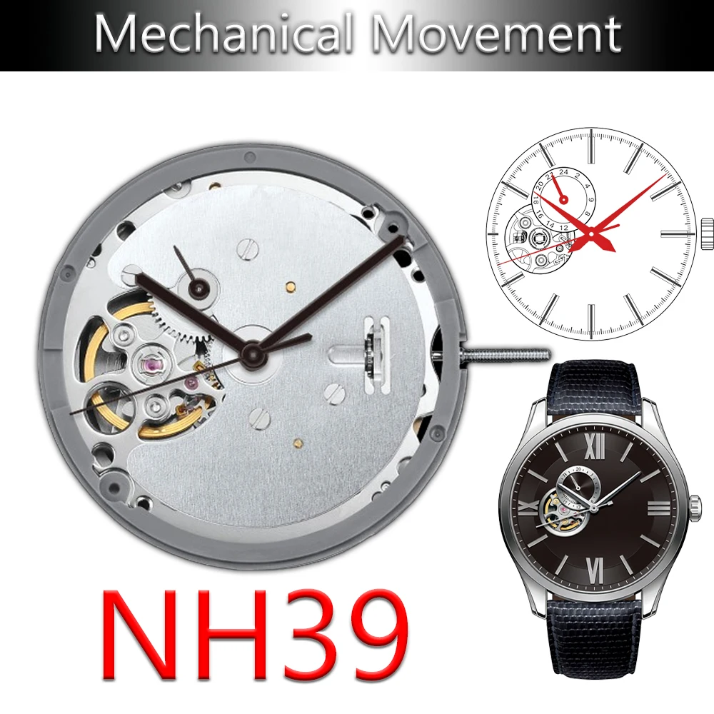 NH39 Movement Automatic Mechanical Watch High Quality Replacement Assemble Accessories