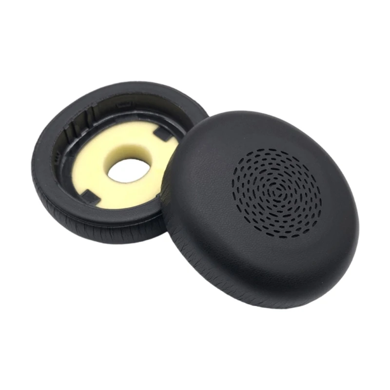 1 par almofadas para fones ouvido, substituição almofadas couro proteico para fones ouvido evolve2 75