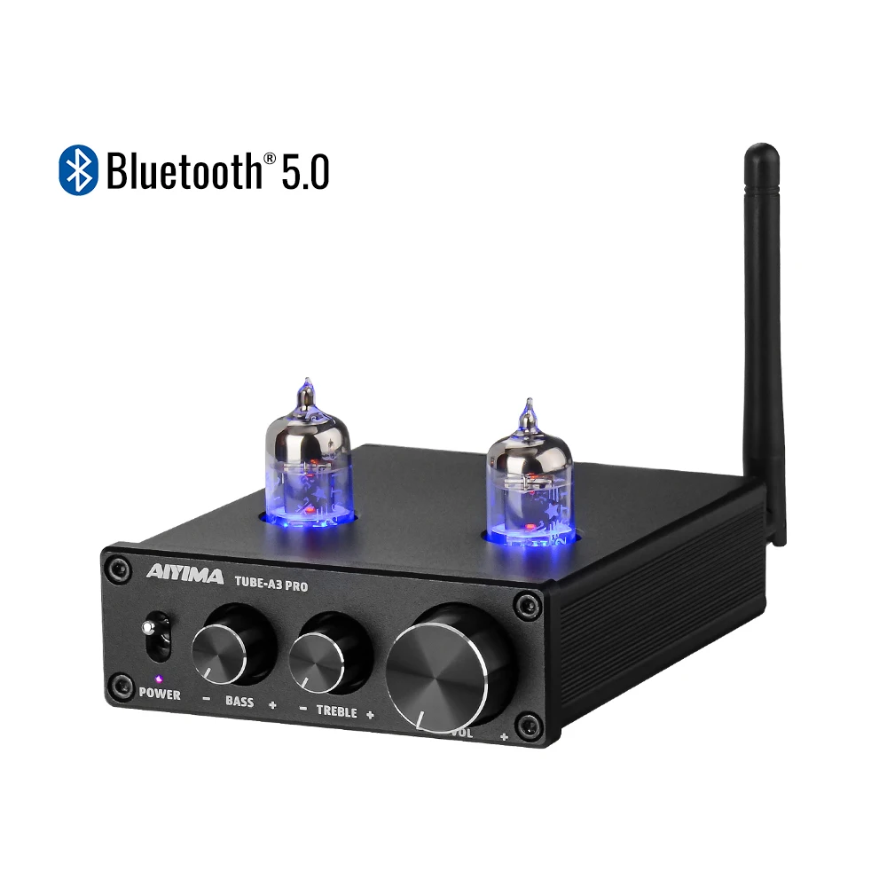 2025 6K4 Vacuum Tube Amplifier Preamplifier Bluetooth 5.0 Preamp AMP With Treble Bass Tone Adjustment For Home Sound Theater