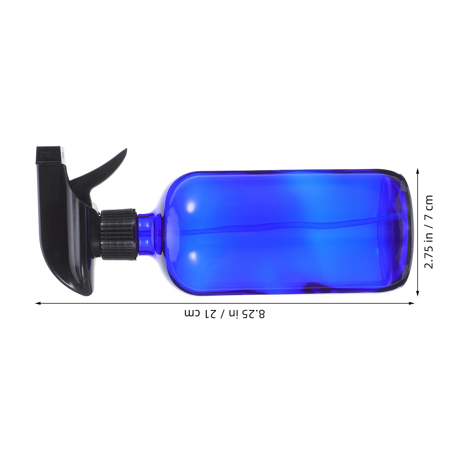 مجموعة واحدة من زجاجات الرش الزجاجية القابلة لإعادة الاستخدام وقابلة لإعادة الملء، حاوية مستحضرات التجميل الزرقاء للسفر المحمولة، زجاجة التعبئة والتغليف الفرعية، بخاخ الرذاذ #3