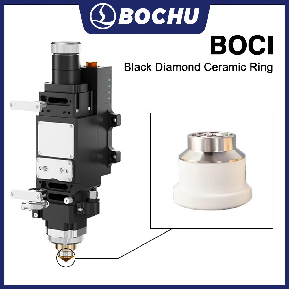 BOCI Original Laser Ceramic Body Ceramic Ring M11x0.75 M8x0.75 Nozzle Holder for BOCI BLT421 BLT421T BLT461 Laser Cutting