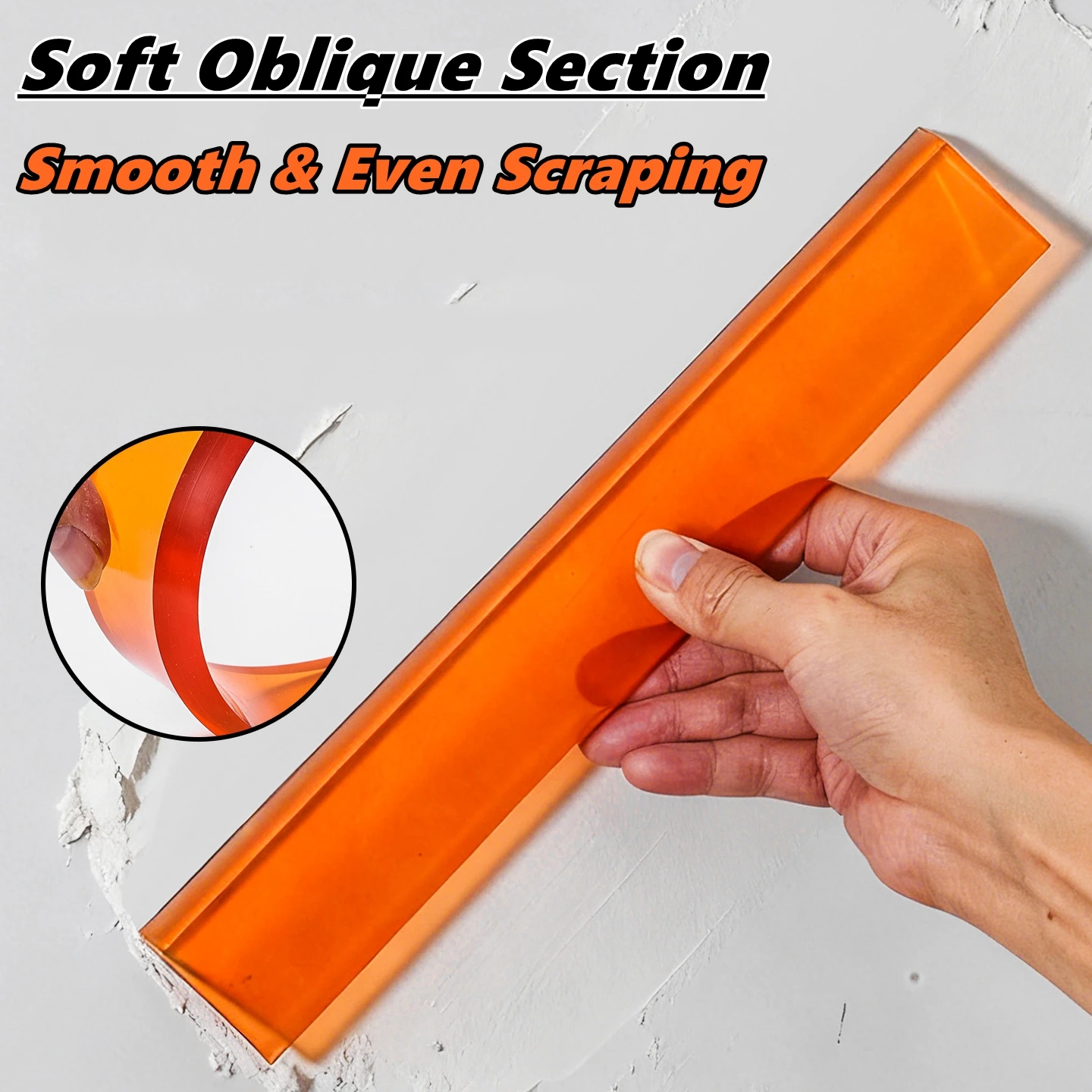 Soft Wall Scraper Putty Spackling Repair Tool Plaster Painting Scraper For Garage Workshop Construction Home Outdoor Indoor