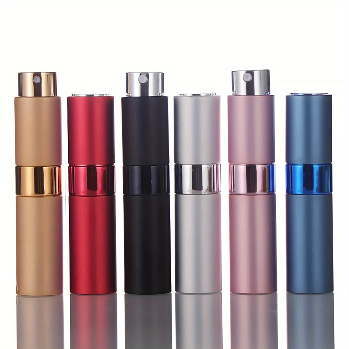 6PCS 8ML Perfume Travel Refillable Atomizer Spray Bottle Mini Portable Sprayer for Cologne