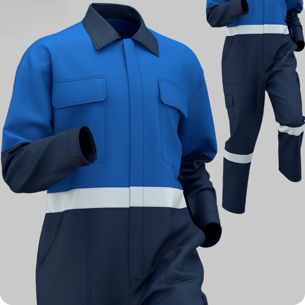 

Men‘s Heavy Duty Coveralls - Resistant Work Jumpsuit for Welding, Mechanics & Construction, Durable Ripstop Uniform