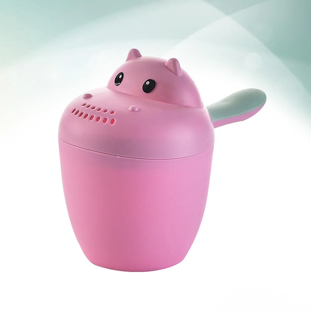 كوب شامبو على شكل قبعة استحمام للأطفال، سهل الاستخدام، بلاستيك متين للأطفال، شطف الشعر وملعقة استحمام ممتعة