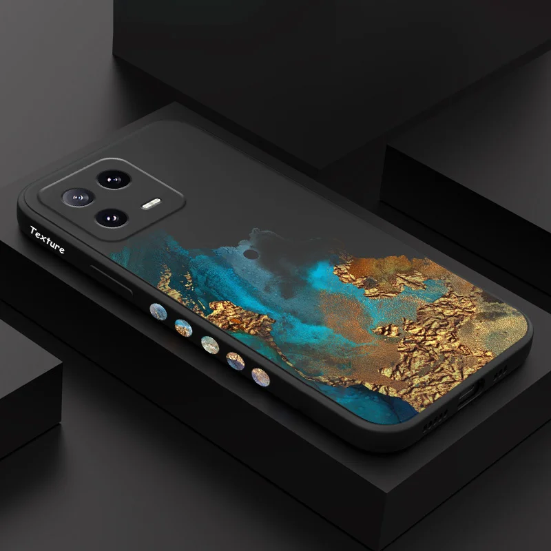 

Golden Stone Phone Case For Xiaomi 17 15 15T 14 14T 13 13T 12 12X 12T 12S Mi 11 11T 10 10T Pro Max Lite Liquid Silicone Cover