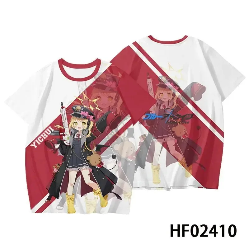 

Anime blue Archive takanasi hosino 3D T-shirt men women cosplay T shirts o-neck short sleeve cute fashion tshirt unisex clothing