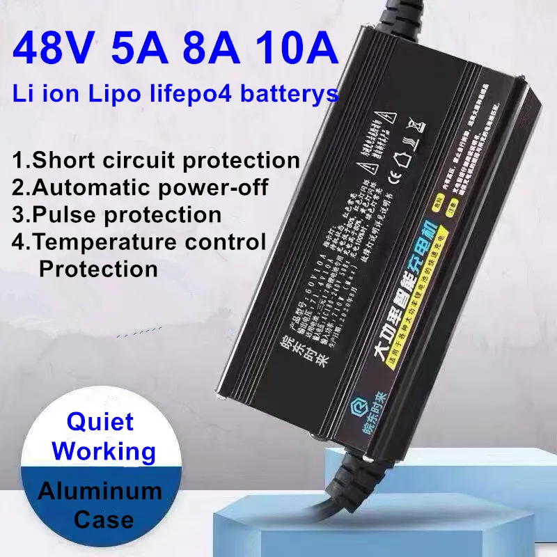 Caricabatterie rapido 48V 60V Niu 5A 8A 10A Niu Nqi NQis N1 N1S U1 U1S Uqi Uqis Mqi Mqis TSC TC CU RU 53.5V 70.5V batterie agli ioni di litio lipo