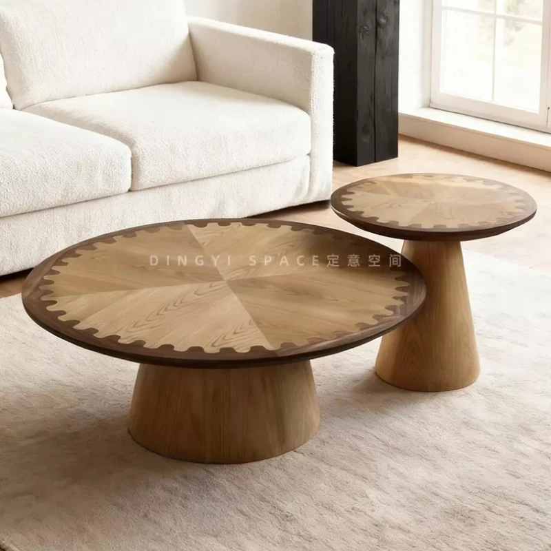 Designer Antique Coffee Table Modern Decoration Nordic Unique Storage Side Table Simple Aesthetic Couchtisch Home Furniture