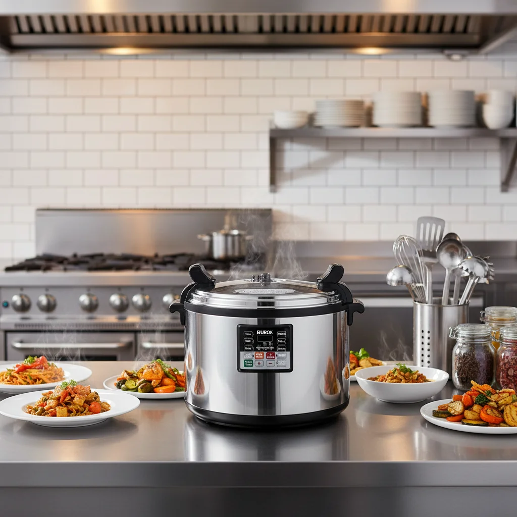 65L Large Capacity Multifunction Stainless Steel Electric Pressure Cooker For Commercial Use