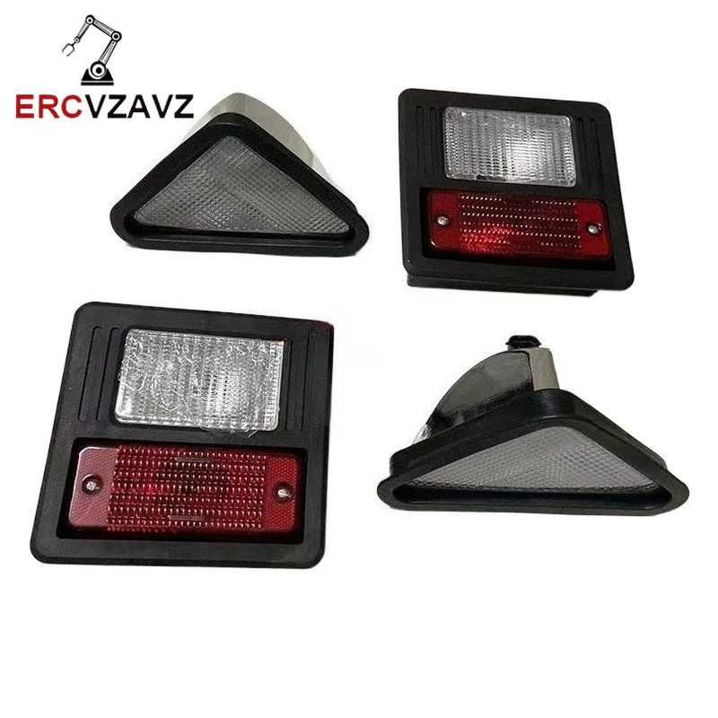 

4pcs Front & Rear Light Kit 6718042 6718043 6670284 For Bobcat Loader 753 763 773 863 S150 S160 S175 S185 S220 S250 S300 S330