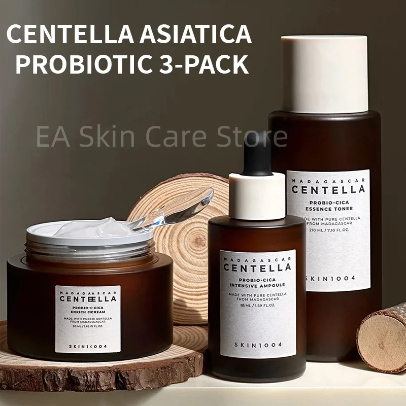 SKIN1004 Madagascar Centella Skincare Asiatica Moisturizing Essence Whitening Cream Toner Original Sooth Sensitive Dry Skin 3set