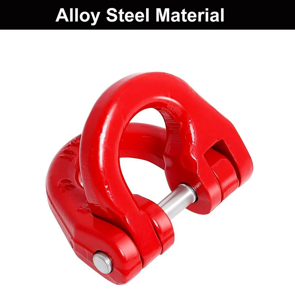 Red Grade 80 Alloy Steel Hammerlock Coupling Link Connection Hoisting Buckle Crane Hook Hoisting