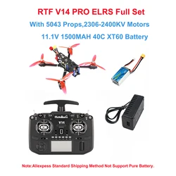 DIY 225mm 5inch PNP BNF RTF FPV Racing Drone RC Quadcopter 3-4S with Ratel 2 Camera 2306-2400kv Motor 3inch Mini FPV Goggle