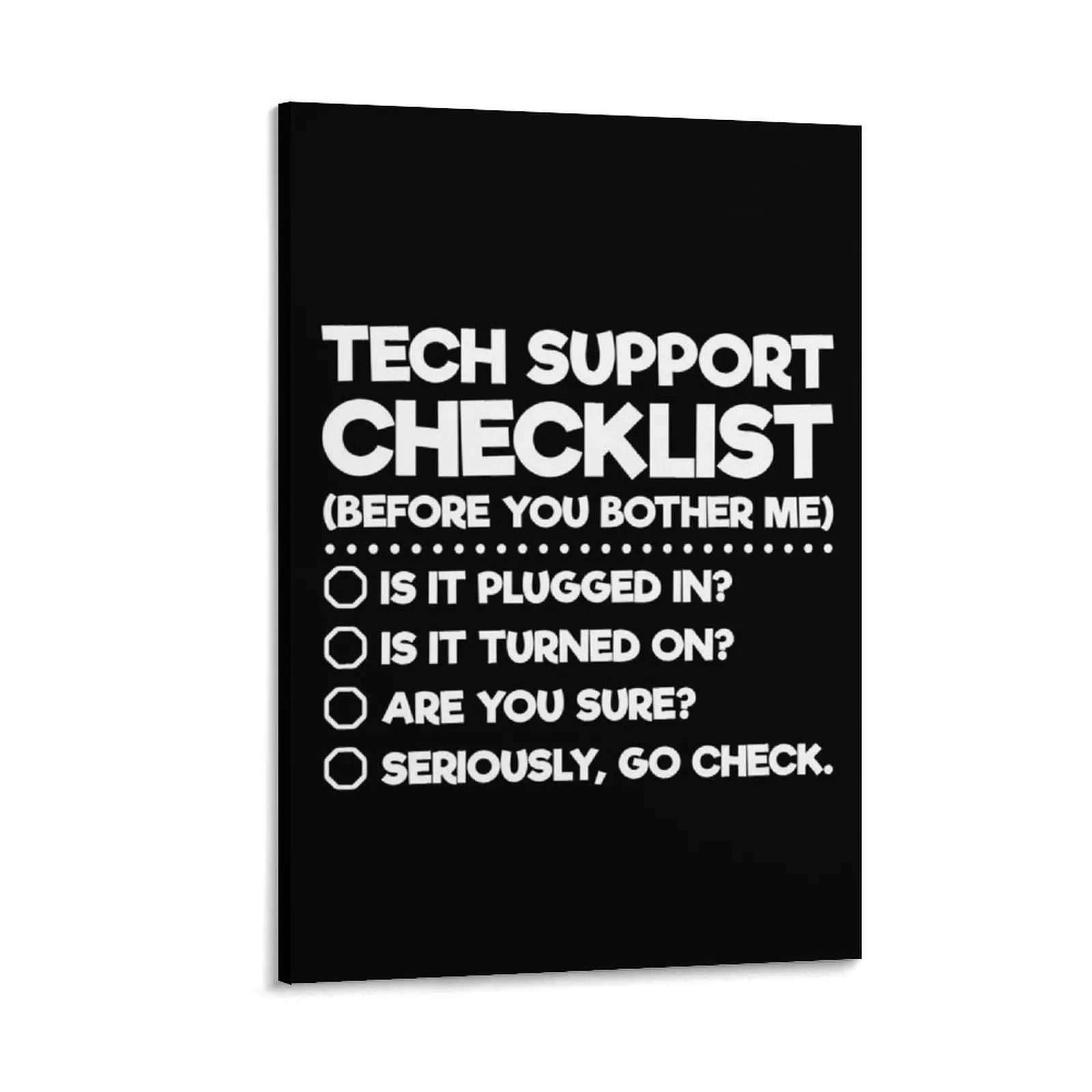 

Tech Support Checklist Canvas Painting canvas wall decoration fashion wall paintings