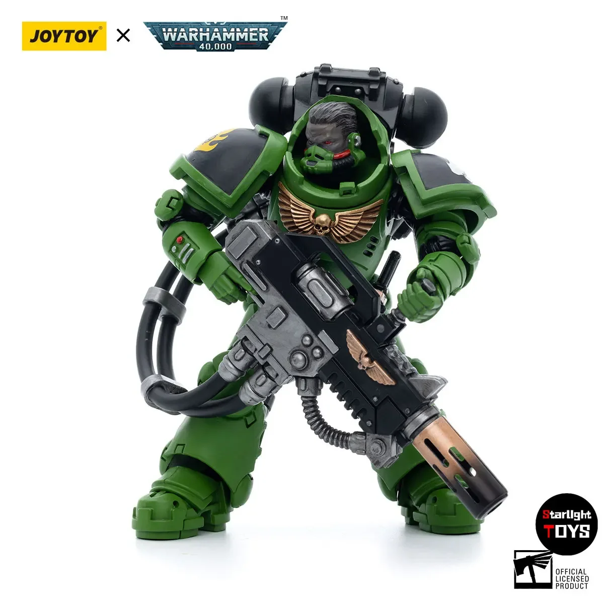 JOYTOY Warhammer 40K Salamanders Eradicators Brother T'Kren 1/18 Action Figure Model Toy