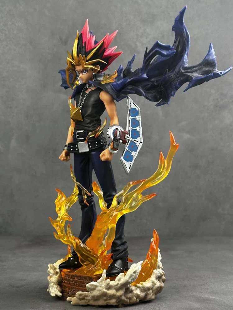 2025 28 cm Anime Duel Monsters Anime Figuur Gk Yugi Muto Pop 2 Heads Pvc Standbeeld Model Collectible Decoratie Speelgoed kerstcadeau - afbeelding 2