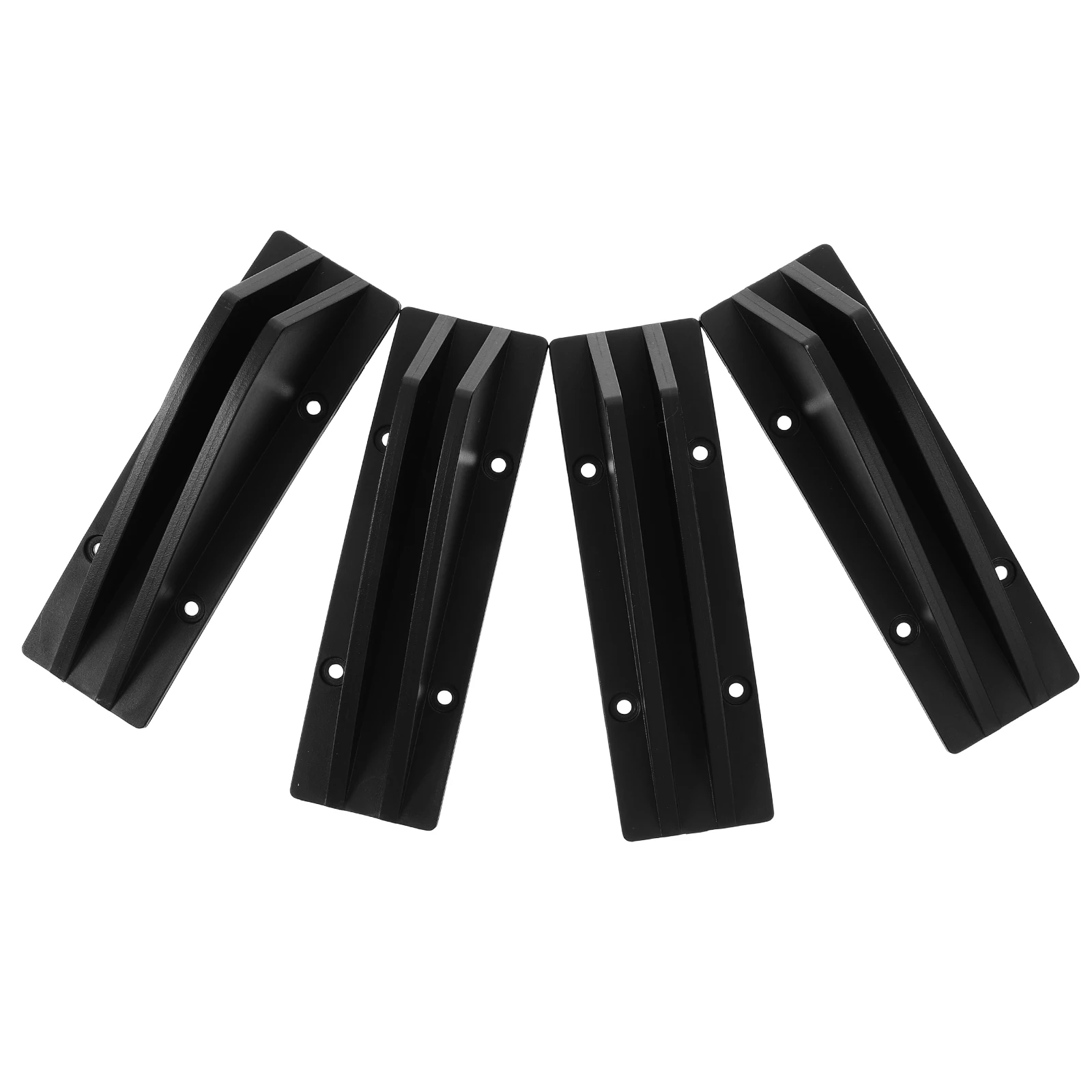 

4pcs Car Spoiler Diffuser PP Rear Wing Body Kits Automotive Modified Part Rear Bumper Diffuser Universal Tail Spoiler Car
