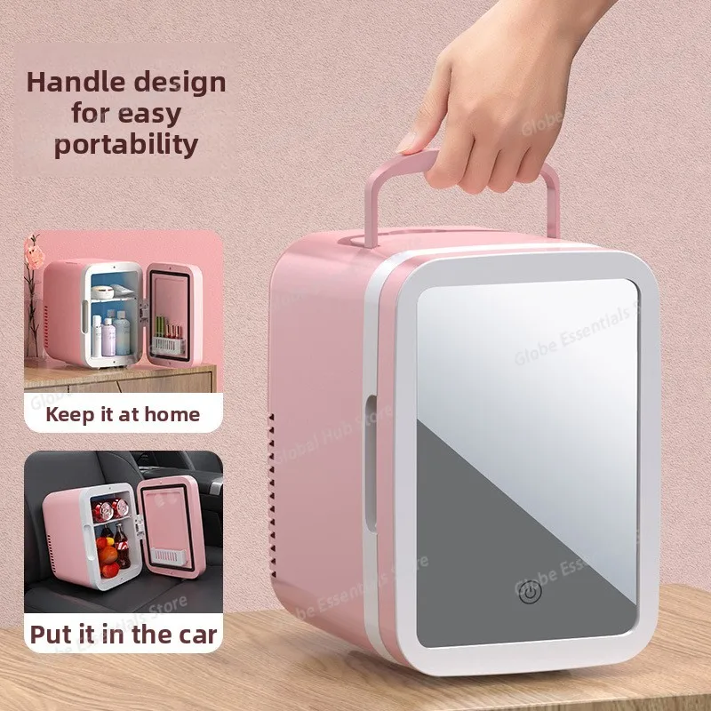 Colorful Beauty Fridge Skincare Refrigerator Thermoelectric Cooler and Warmer Refrigerator for Skincare Makeup Cosmetics