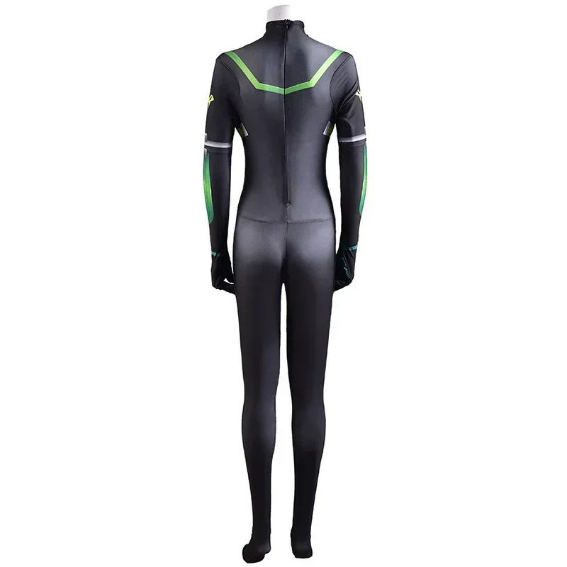 Viper Cosplay disfraz juego VALORANT Chamber Viper Cosplay trajes monos peluca máscara uniforme disfraces de Halloween para mujeres y hombres