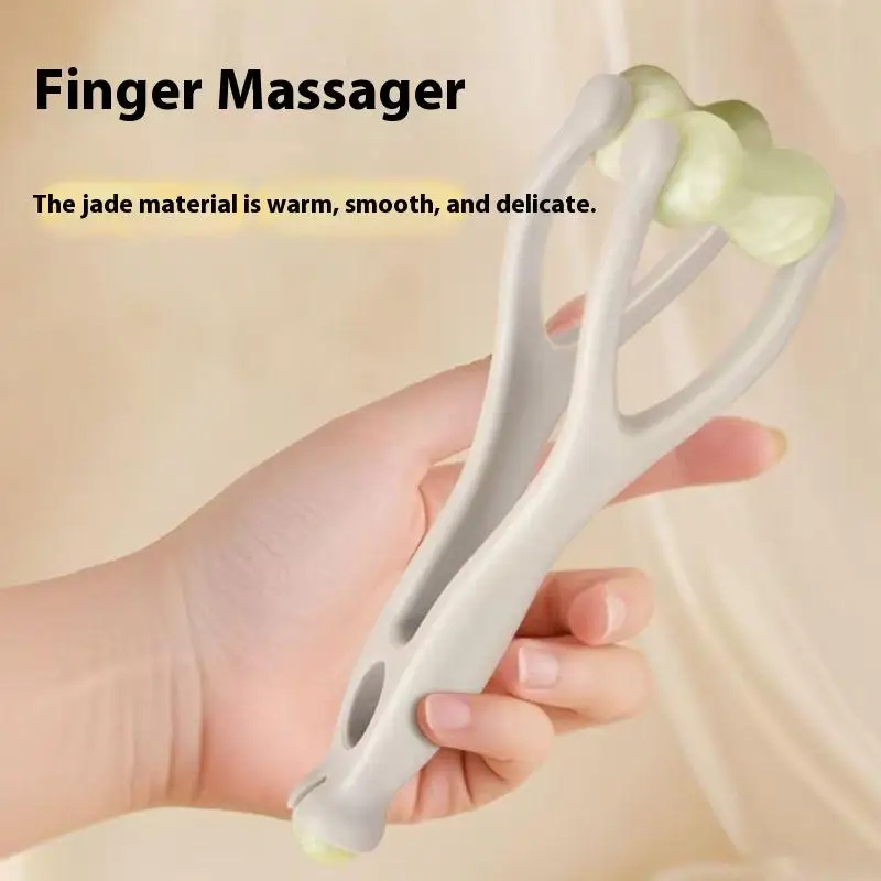 

Portable Roller Finger Massager Finger Massager Dual-Row Roller Design Easy Use Relieve Finger Fatigue Promote Blood Circulation