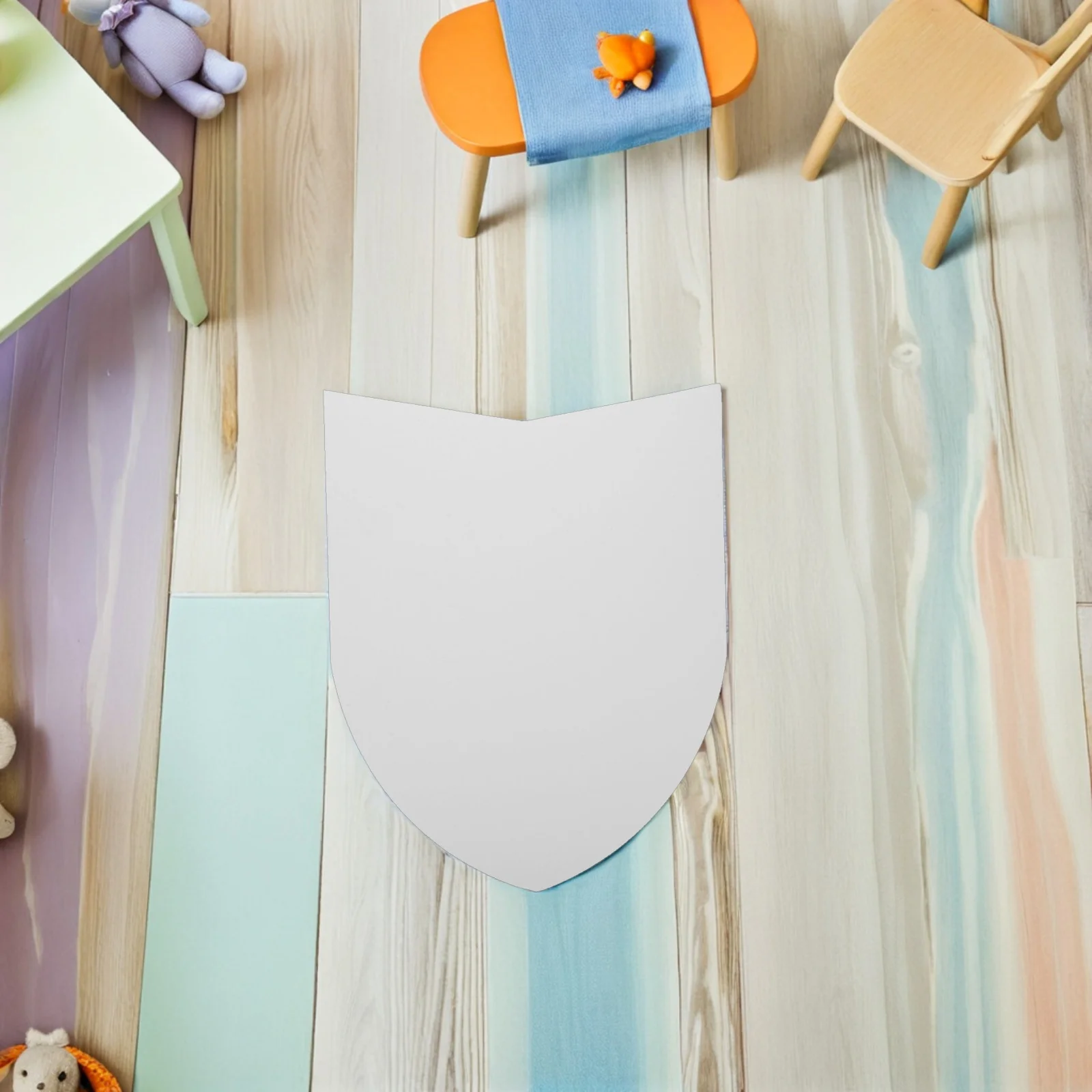 15-delige set: blanco ridderschilden voor kinderen doe-het-zelf-knutselprojecten rollenspelaccessoires klaslokaalplezier