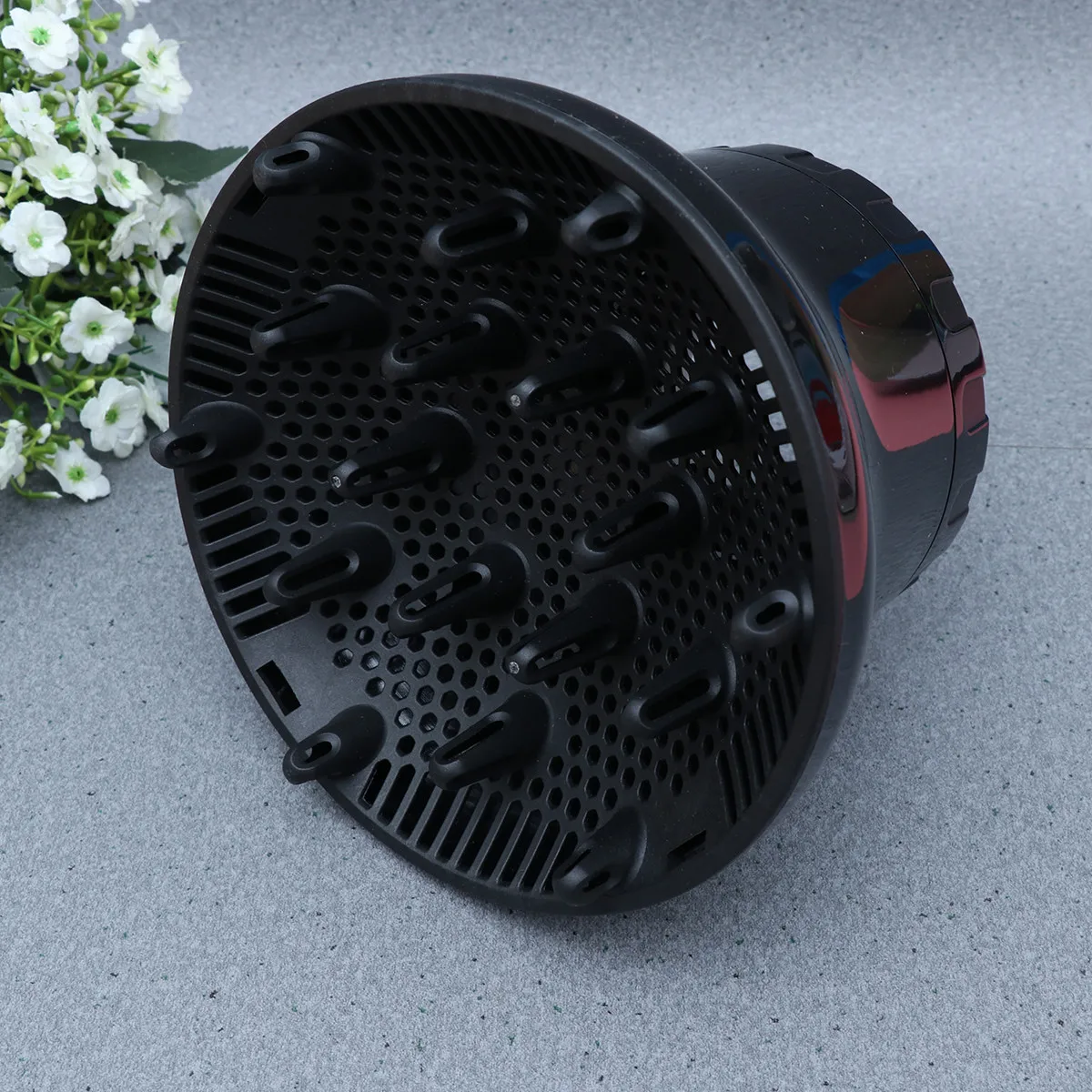 

Насадка-диффузор для фена, черная, для укладки кудрявых, прямых и естественных волнистых волос, аксессуар для фена