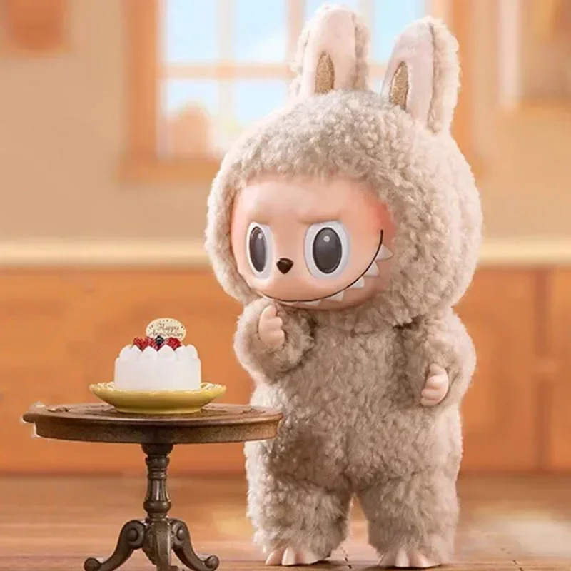 

POP MART Labubu The Monsters Macaron: Виниловая фигурка-сюрприз в закрытой коробке (Blind Box), коллекционная модель, милая фигурка-издевательница, Mystery Box