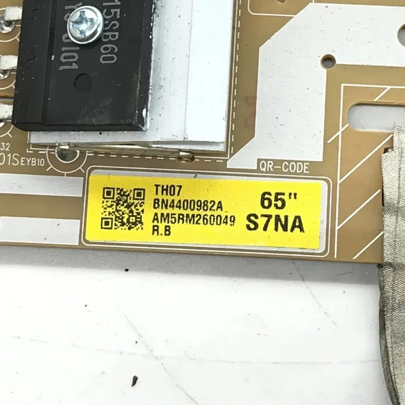 L65S7NA-RHS BN44-00982A لوحة إمداد الطاقة لبطاقة الطاقة الاحترافية لتلفزيون سامسونج